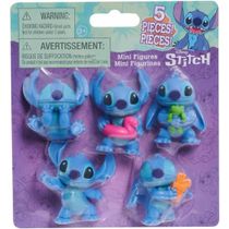 5 Mini Bonecos Stitch 4cm Colecionáveis Disney Sunny 3989