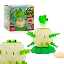 Brinquedo Barril Pula Sapo Jogo em Família Divertido