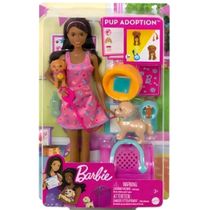 Barbie e Acessórios Adoção de Filhotes Mattel HKD87