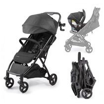 Carrinho de Bebê Summer Infant Ingenuity 3Dquickclose CS+ Preto, Dobragem Compacta com Uma Mão, Capota Extra Grande, Cinto 5 Pontos, Compatível