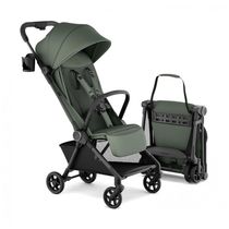 Carrinho de Bebê Mompush Nexis Carbono Forest - Ultraleve 6,3 kg, Dobrável Automático 1s, Reclinação Total 170°, Capota XL UPF 50+
