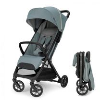 Carrinho de Bebê Inglesina Quid³ Cinza Galaxy - Ultraleve 6,3 kg, Dobrável com Uma Mão, Compatível com Bebê Conforto, Capota UPF 50+