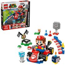LEGO Super Mario Kart - Mario Interativo e Kart Padrão 278 peças - 72043