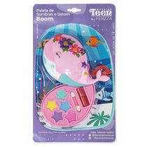 Maquiagem Infantil Paleta De Sombras E Batom Boom Fenzza