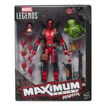 Deadpool Deluxe Maximum Series Marvel Legends 15 Cm Articulado C/ 20 Acessorios - Hasbro