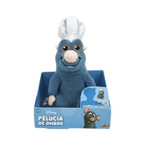 Pelucia De Ombro 10cm Disney Remy Fun Cinza