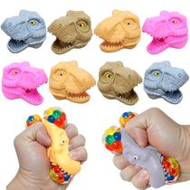 8 Dinos Rex de Apertar Squishy lembrancinha Festa Infantil