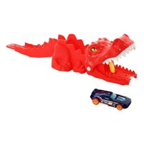 Pista Hot Wheels City Lancador Dino Launcher Infantil