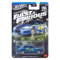 Carrinho Hot Wheels Silver Series Velozes e Furiosos Lancer Evolution VII JBY47