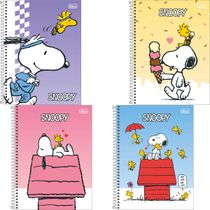 CADERNO CAPA DURA UNIVERSITÁRIO SNOOPY FIT 10M 160F TILIBRA