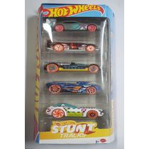 *Embalagem danificada* Hot Wheels Pack de 5 - Stunt Tracks
