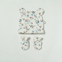 Kit Hug Touca E Luva Espacial Azul Nimbus