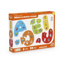 Quebra-Cabeças Brinca e Monta Vogais - Junges