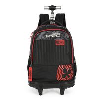 Mochila de Rodinhas Com Alça Luxcel By Enaldinho Preto