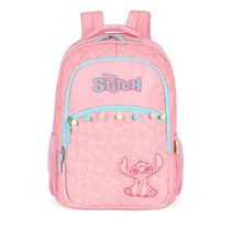 Mochila de Costas Luxcel Stitch Atoalhado Rosa