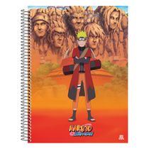 Caderno Naruto Universitário 1M Espiral Capa Dura 80 Fls
