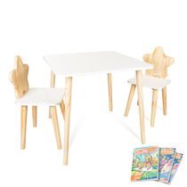 Kit Mesa e 2 Cadeiras Infantil Estrela G