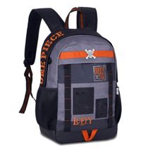 Mochila Clio One Piece Cinza