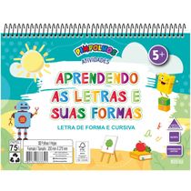 Caderno de Atividades de Alfabetização 32fls  Letras de Forma e Cursiva