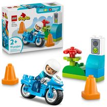 LEGO - DUPLO Town - Motocicleta Da Polícia Azul - 10471