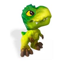 Boneco Baby Dino T Rex Verde com Mecanismo Pupee 1481