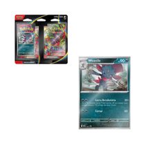 Pokemon TCG Blister Quadruplo Fogo Fantasmagórico Weavile