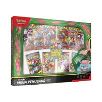 Box Pokémon Coleção Mega Venusaur Ex Fogo Fantasmagórico