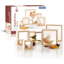 Blocos de Ampliação Guidecraft Natural Janelas Lenticulares 2x Empilháveis Conjunto 6 Peças STEM G3018?