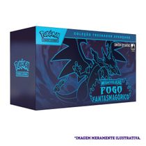 BOX TREINADOR AVANCADO POKEMON  - FOGO FANTASMAGORICO - COPAG