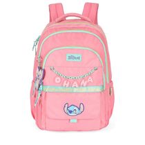 Mochila de Costas Luxcel Stitch Corrente Salmão