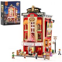 FUNWHOLE Kit de Montar Teatro com Luz LED - 2445 Peças para Adultos, Design Modular e Miniaturas Exclusivas