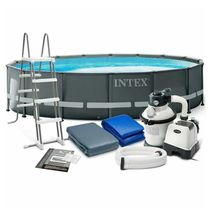 Piscina Estrutural Ultra Frame 19.156 Litros Completa com Filtro 220v Ultra Xtr Intex