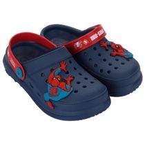 Babuche Infantil Grendene Kids Homem-Aranha Azul