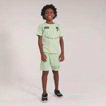 Conjunto Curto Tigor T Tigre Camiseta Bermuda Fun C1 Verde