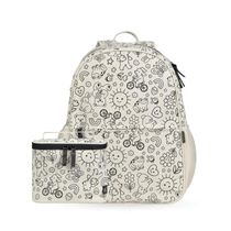 Kit Mochila Escolar + Estojo Grande BG Cozy Bege