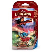 Disney Lorcana TCG Reign of Jafar Set 8 - Starter Deck - Mulan e Stitch - Em Inglês