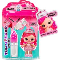 Boneca Yummiland Lipgloss Bianca Bubblegum Colecionável MGA