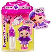 Boneca Yummiland Lipgloss Greta Grape Colecionável - MGA