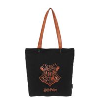 Bolsa Shopper Pequena Canvas Hogwarts Harry Potter