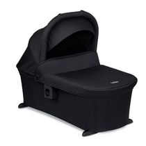Berço portátil Britax Zinnia preto para carrinhos compatíveis, com dossel UPF 50+ e colchão SafeWash, até 9 kg