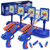 Alvo Digital de Tiro GMAOPHY com 2 Lançadores de Dardos de Espuma e Placar Eletrônico