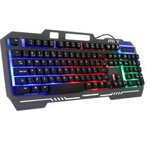 Teclado Gamer Semi-mecânico RGB Led Retroiluminado P/ Computador e Notebook BM-T05