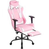 BestOffice Cadeira de Escritório Gamer Ergonômica e Reclinável com Apoio para Lombar, Rosa
