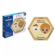 Painel Sensorial Emoções com 18 peças Xalingo