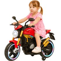 Moto Elétrica Infantil Lightning Rider Bang Toys Vermelha 12V