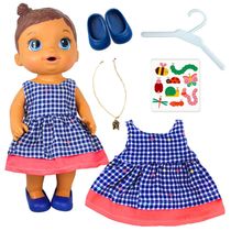 KIT ROUPA BONECA PARA BABY ALIVE - NATUREZA - 5 PÇS