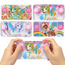 5 Joguinhos Encaixe Argolas Aguaplay para Lembrança Festa Pony