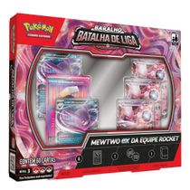 Pokémon TCG Mewtwo ex da Equipe Rocket Batalha de Liga Copag
