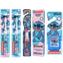 ESCOVA LUZ + GEL + SPRAY + FIO DENTAL STITCH - DENTALCLEAN