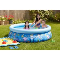 Piscina Redonda Fudo do Mar Borda Inflável 1140lt